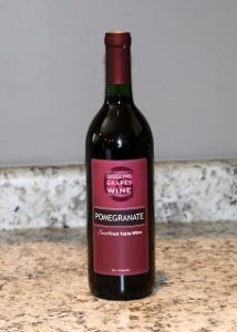 Giggling Grapes Winery Your Favorite Table Wine Pomegranate